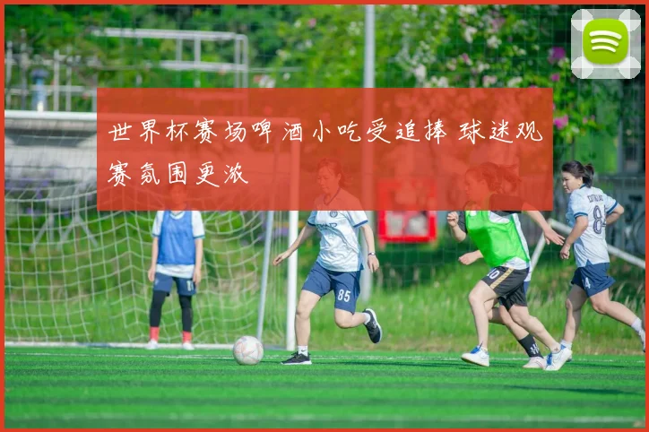 世界杯赛场啤酒小吃受追捧 球迷观赛氛围更浓